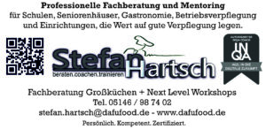 Stefan Hartsch Stärke, Nachhaltigkeit und Menschlichkeit in Großküchen