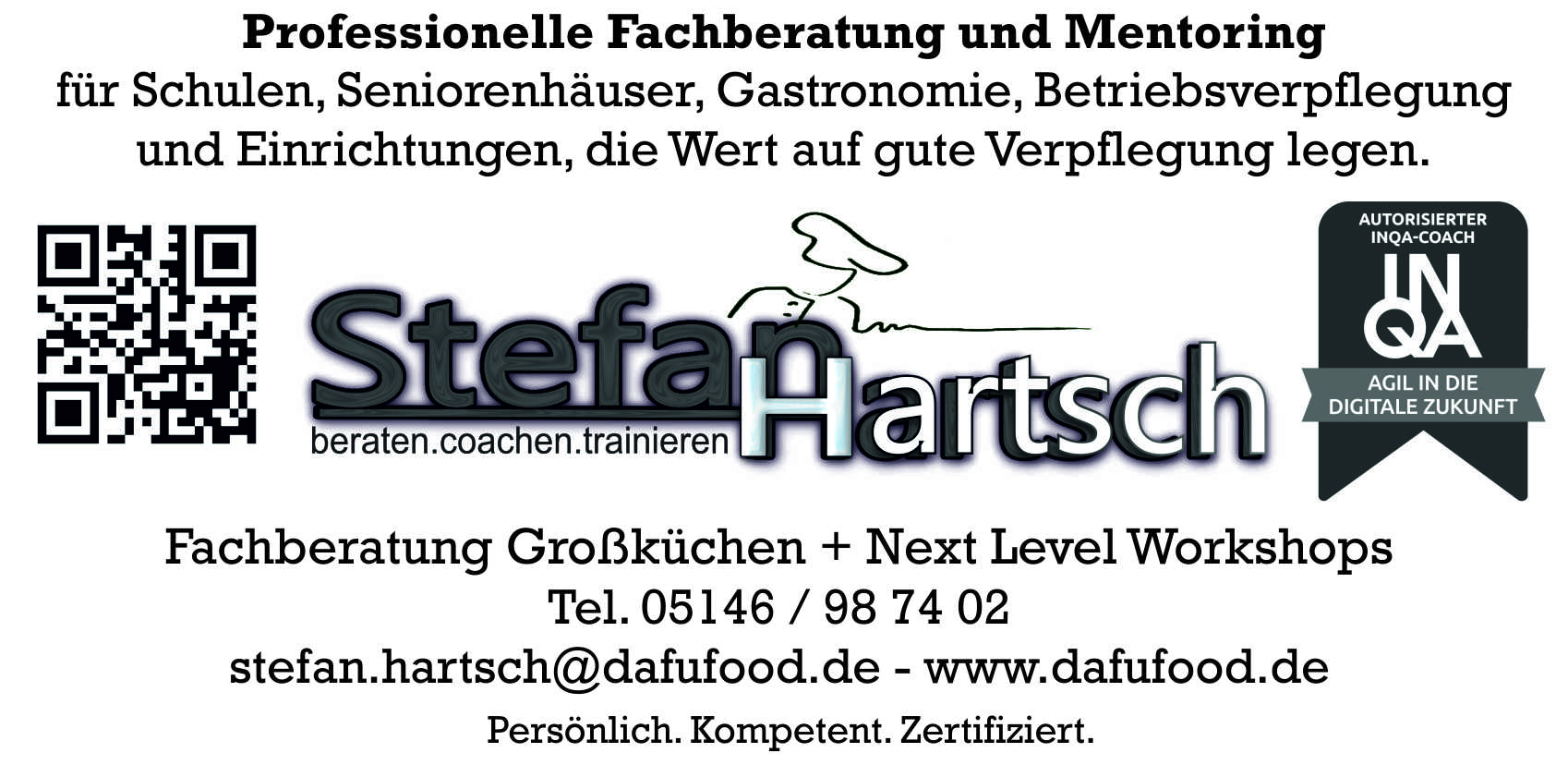 Stefan Hartsch Stärke, Nachhaltigkeit und Menschlichkeit in Großküchen